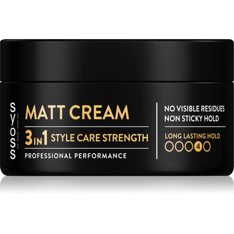 Syoss Matt Cream mat stiling pasta za fiksacijo in obliko 100 ml
