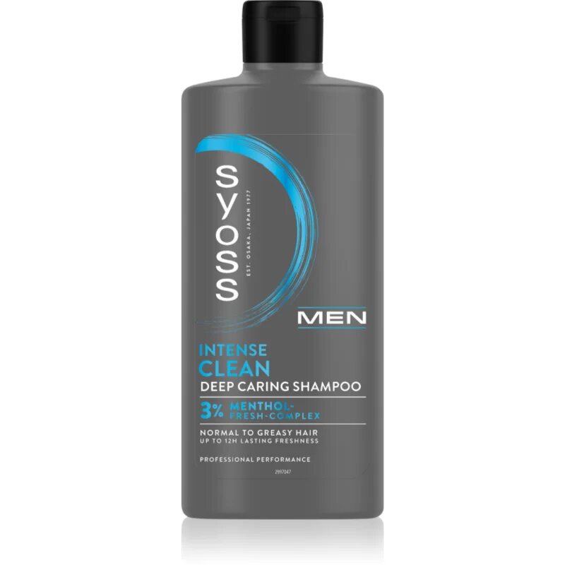 Syoss Men Intense Clean šampon za normalne in mastne lase 440 ml
