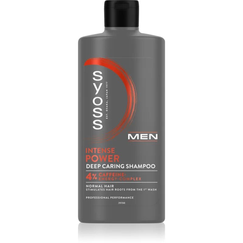 Syoss Men Intense Power šampon za okrepitev las s kofeinom 440 ml