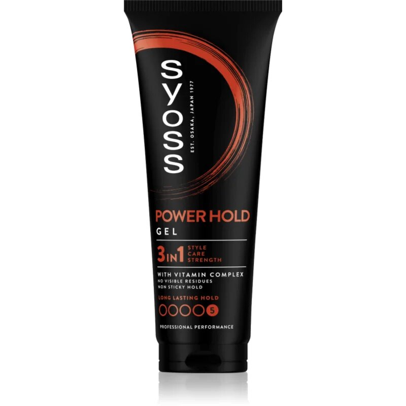 Syoss Power Hold oblikovalni gel z ekstra močnim utrjevanjem 250 ml