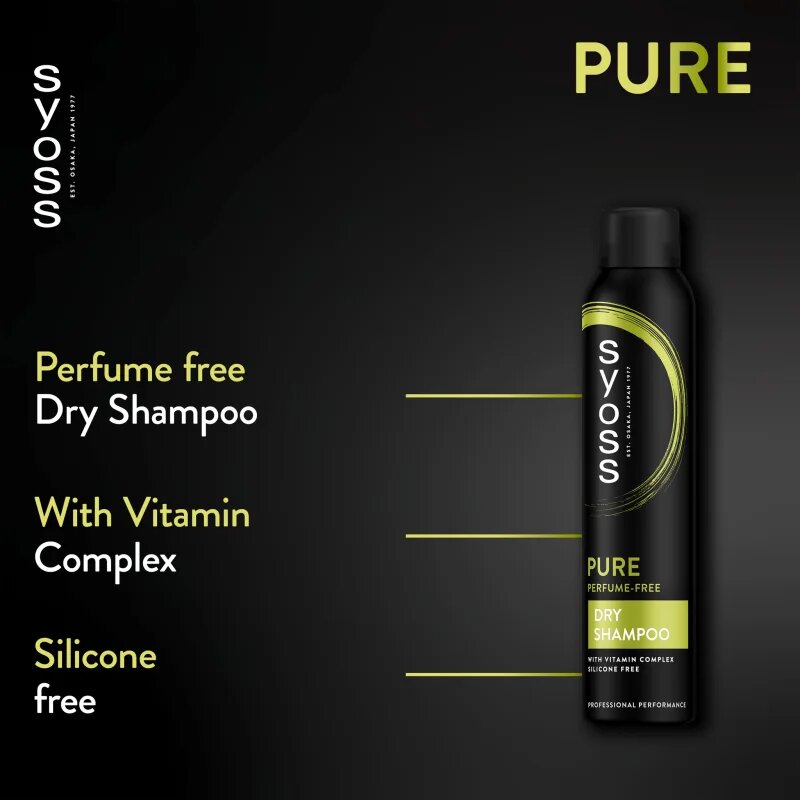 Syoss Pure Fresh osvežujoči suhi šampon 200 ml