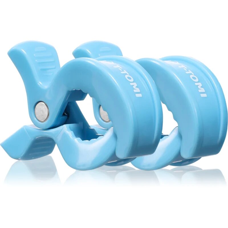 T-Tomi Clip sponka za otroški voziček Pastel blue 2 kos