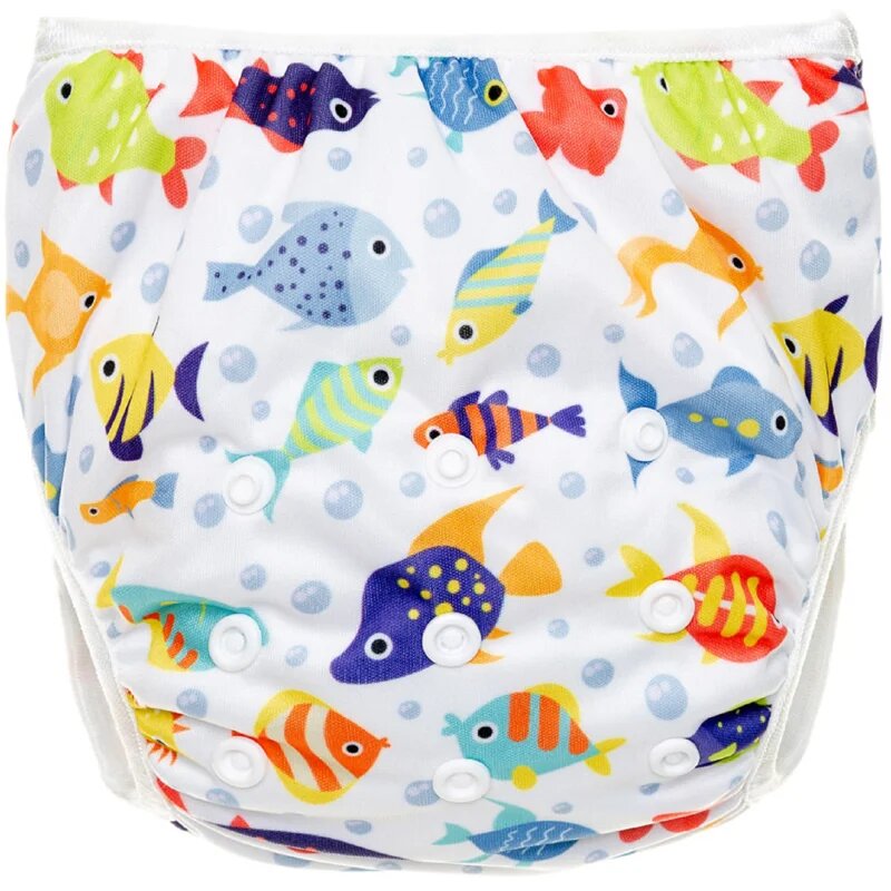 T-Tomi Diaper Swimwear Blue Fish pralna kopalna plenica 5 - 15 kg 1 kos
