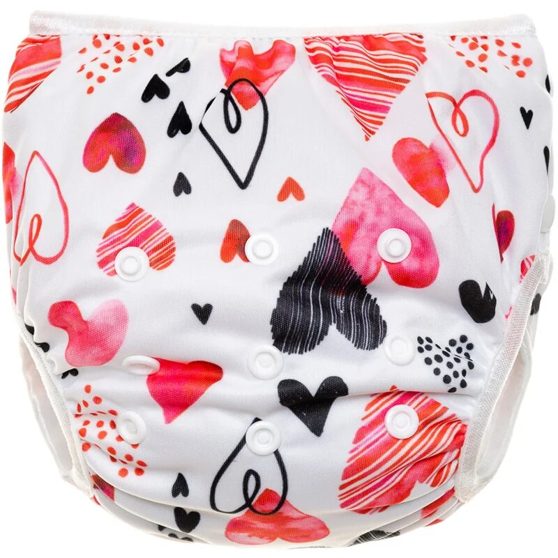 T-Tomi Diaper Swimwear Hearts pralna kopalna plenica 5-12 kg 1 kos