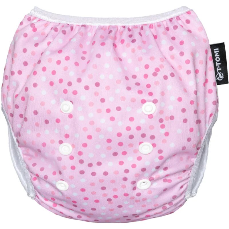 T-Tomi Diaper Swimwear Pink Dots pralna kopalna plenica 5 - 15 kg 1 kos