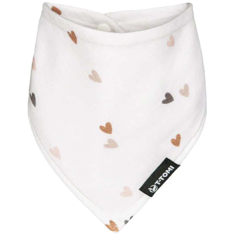 T-Tomi Muslin Bib Love slinček 30 x 45 cm 1 kos