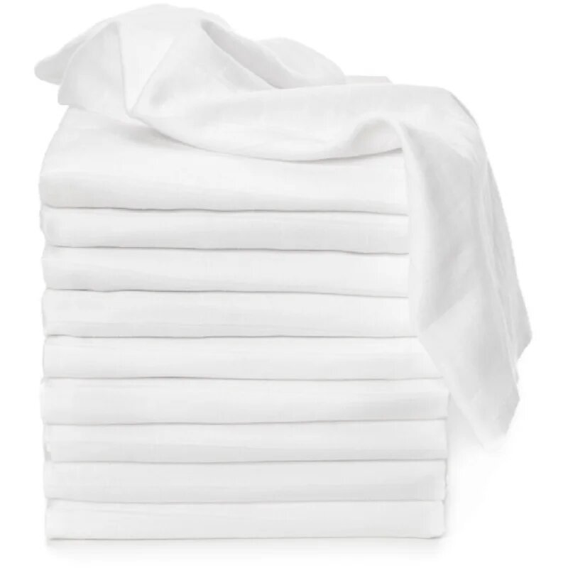 T-Tomi TETRA Cloth Diapers HIGH QUALITY White plenice iz blaga White 70x70 cm 10 kos