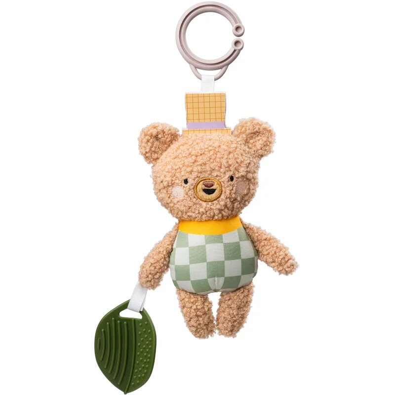 Taf Toys Activity Toy Brendon the Bear kontrastna viseča igrača z grizljajočim delom 1 kos