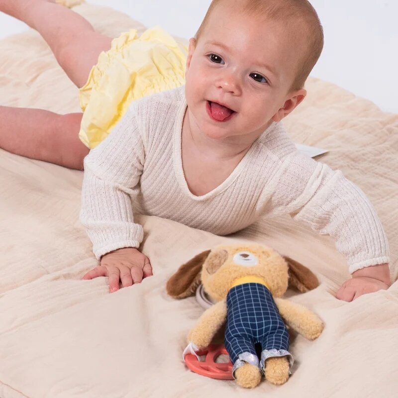 Taf Toys Activity Toy Daniel The Dog kontrastna viseča igrača z grizljajočim delom 1 kos