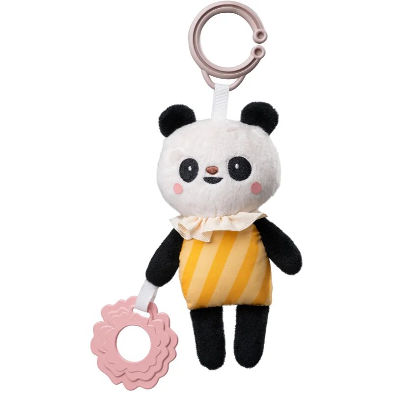 Taf Toys Activity Toy Pamela the Panda kontrastna viseča igrača z grizljajočim delom 1 kos