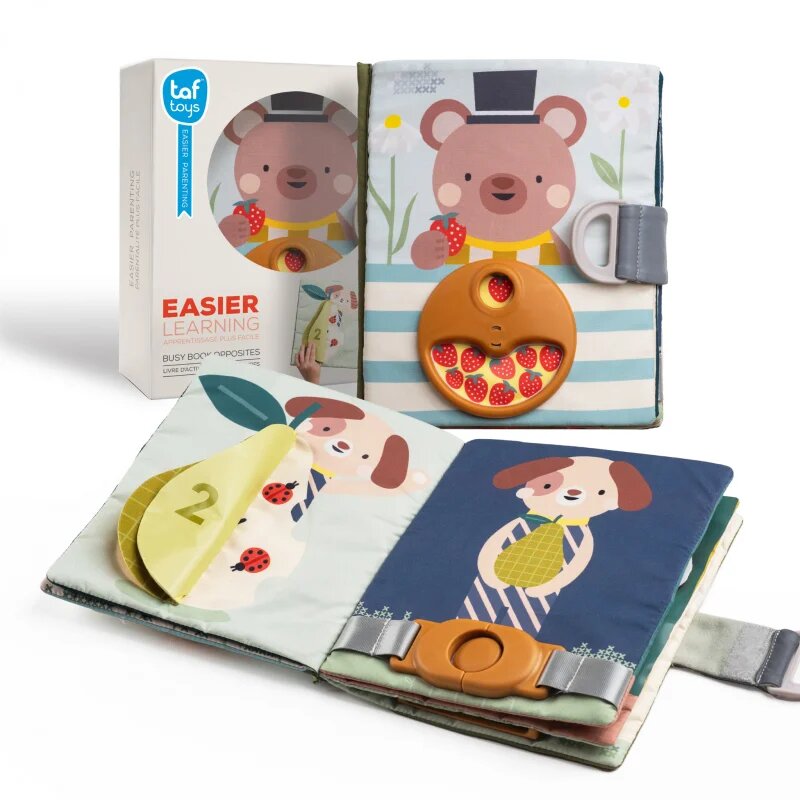 Taf Toys Fantasy Busy Book kontrastna izobraževalna knjiga 1 kos