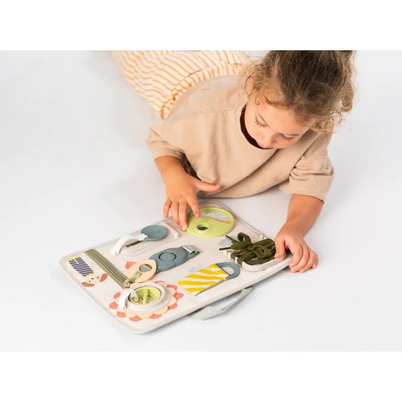 Taf Toys Snap‘n Learn Board igralni pano z aktivnostmi 18 m+ 1 kos