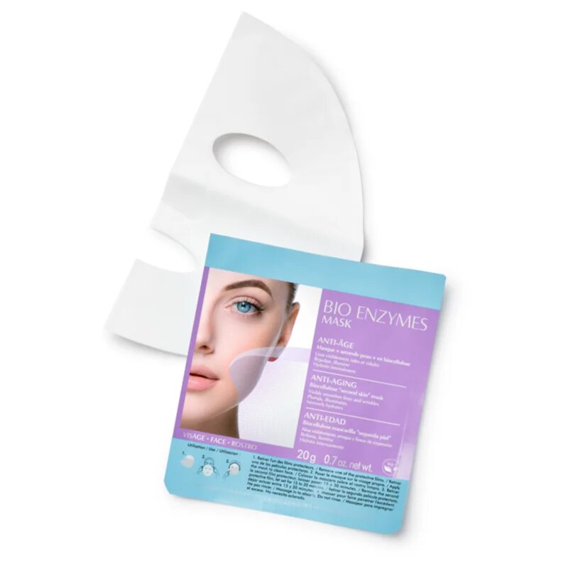 Talika Bio Enzymes Mask Anti-Age maska proti gubam iz platna 20 g