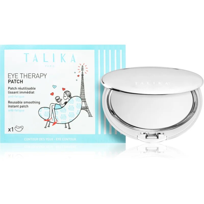 Talika Eye Therapy Patch Reusable gladilna maska za predel okoli oči + box 6 kos