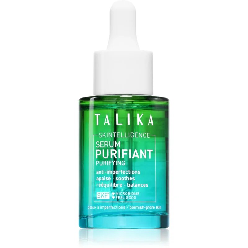 Talika Skintelligence Purifying Serum razstrupljevalni čistilni serum proti nepravilnostim na aknasti koži 30 ml