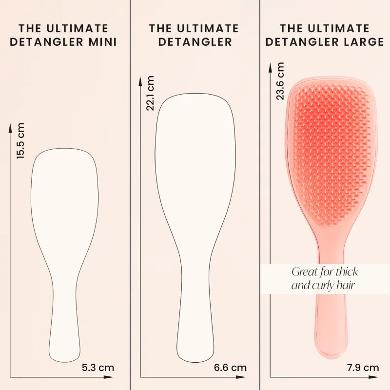 Tangle Teezer Large Ultimate Detangler Peachy Glow krtača za lase 1 kos