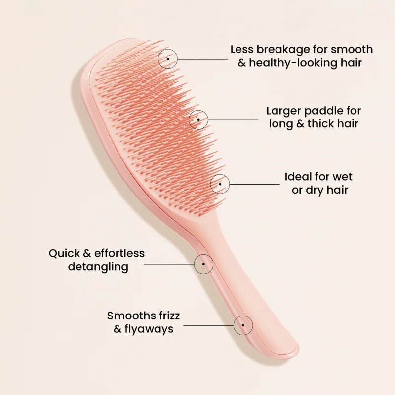 Tangle Teezer Large Ultimate Detangler Peachy Glow krtača za lase 1 kos