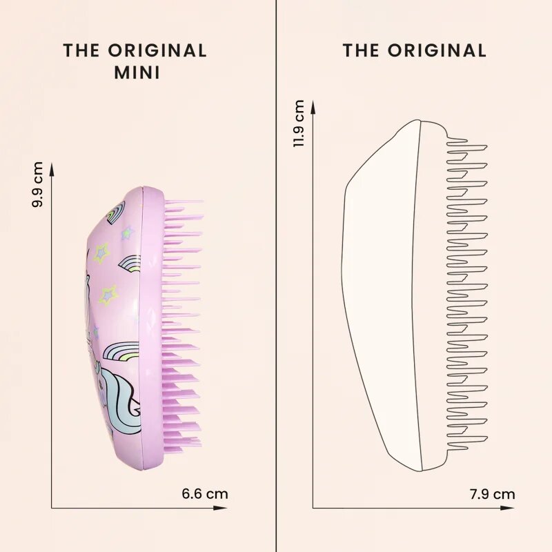 Tangle Teezer The Original Mini Unicorn Magic Print krtača za lase 1 kos