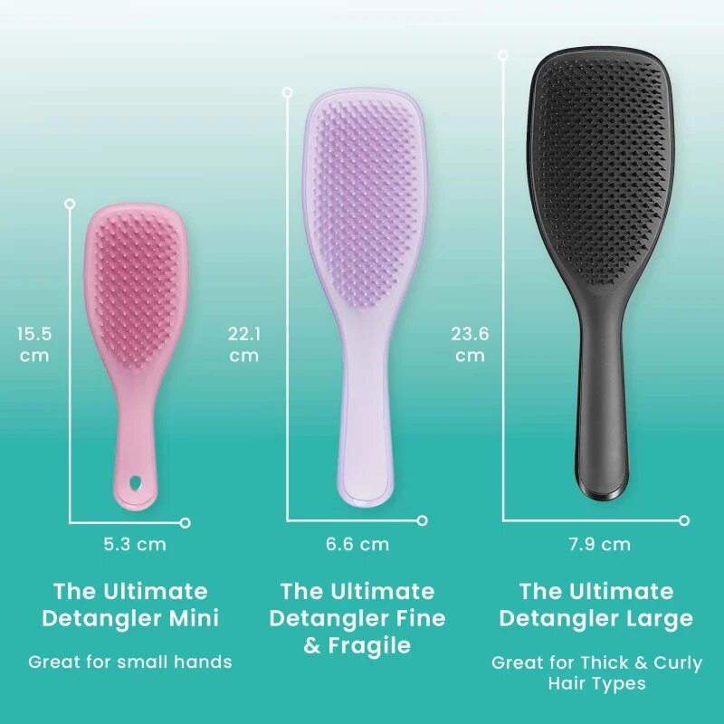 Tangle Teezer The Ultimate Detangler Fine & Fragile ravna krtača za krhke lase Hypnotic Heather 1 kos