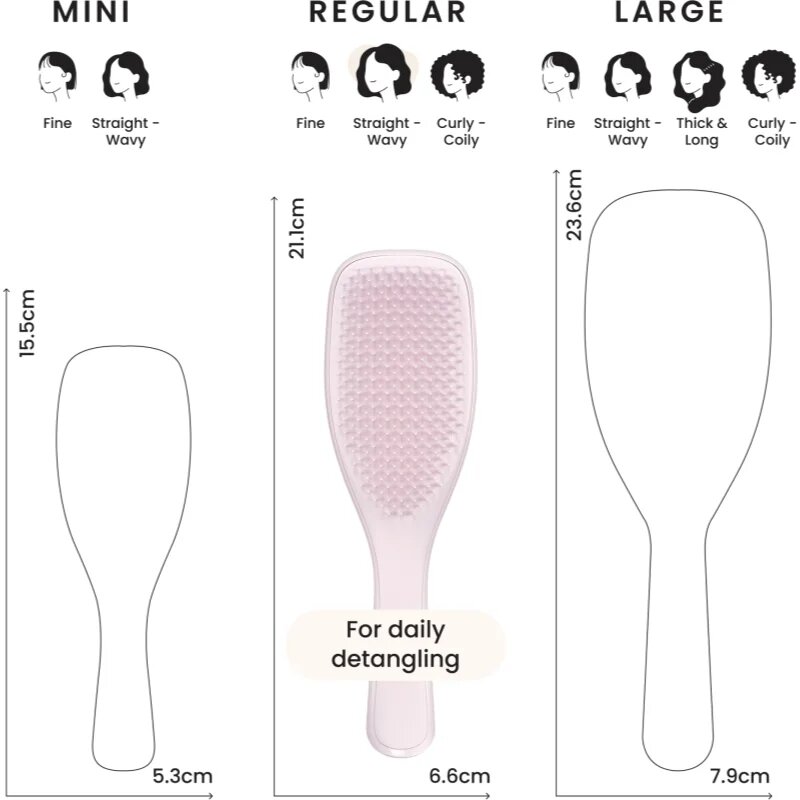 Tangle Teezer The Ultimate krtača za lase Pink Frost 1 kos