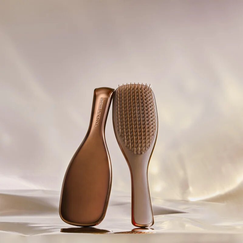 Tangle Teezer Ultimate Detangler Chrome ravna krtača za ravne in kodraste lase Chocolate Bronze 1 kos