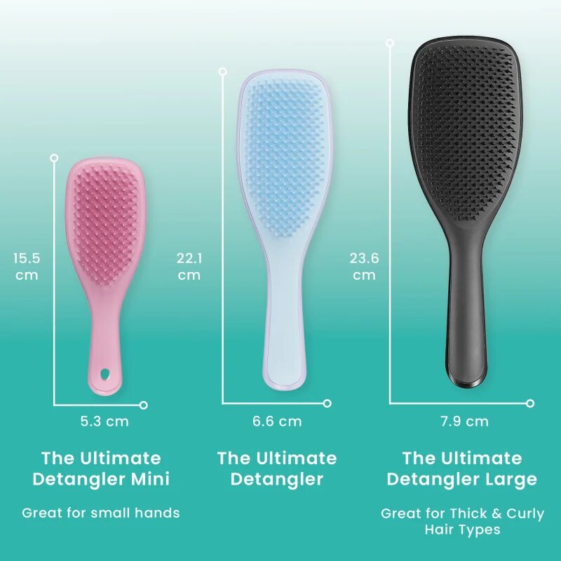 Tangle Teezer Ultimate Detangler Lilac & Blue ravna krtača za vse tipe las 1 kos