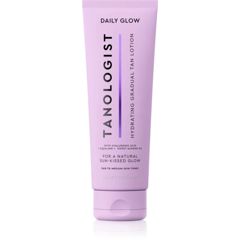TANOLOGIST Daily Glow vlažilni losjon za telo za postopno porjavitev odtenek Light To Medium 250 ml