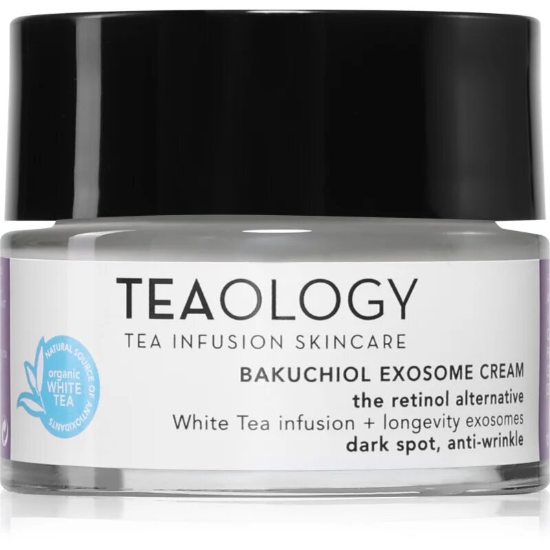 Teaology Bakuchiol Infusion Exosome Cream vlažilna pomlajevalna krema proti temnim madežem 50 ml