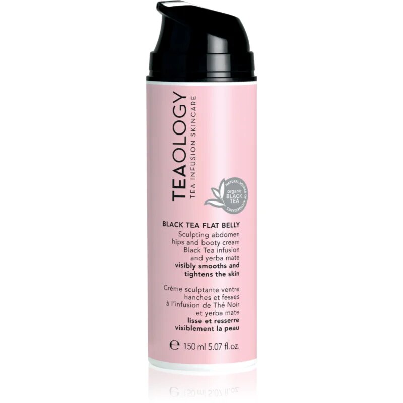 Teaology Body Black Tea Flat Belly Cream krema za hujšanje 150 ml