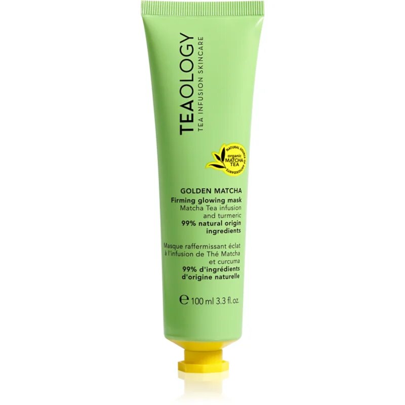 Teaology Cleansing Golden Matcha Firming Glowing Mask vlažilna maska za zelo suho kožo 100 ml
