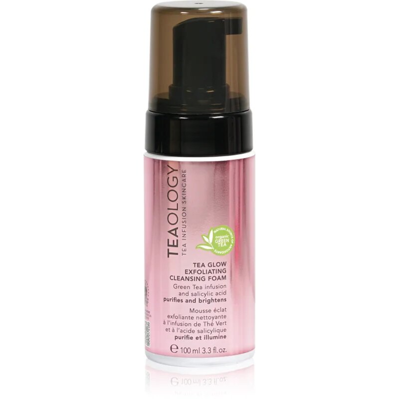 Teaology Cleansing Tea Glow Exfoliating Cleansing Foam eksfoliacijska čistilna pena 100 ml