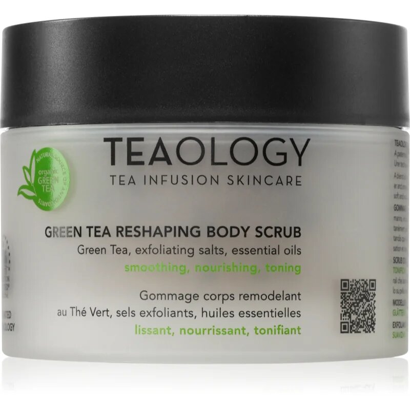 Teaology Green Tea Reshaping Body Scrub gladilni piling za telo 380 g