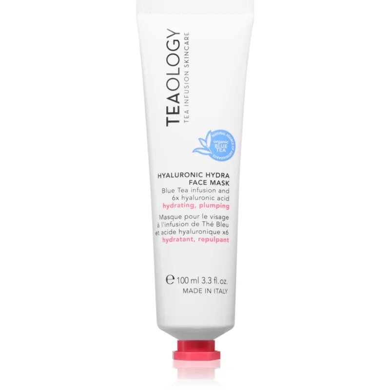 Teaology Hyaluronic Hydra Face Mask globinsko vlažilna maska s hialuronsko kislino 100 ml