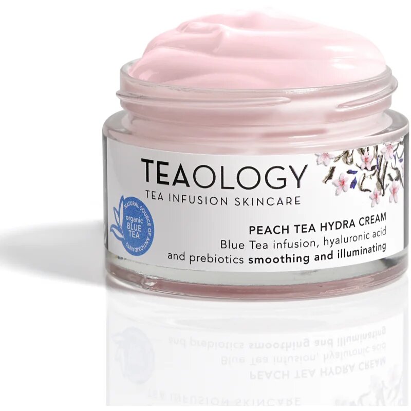 Teaology Hydrating Peach Tea Hydra Cream posvetlitvena vlažilna krema 50 ml