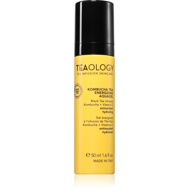 Teaology Kombucha Tea Energizing Aquagel vlažilna gel krema z vitaminom C 50 ml