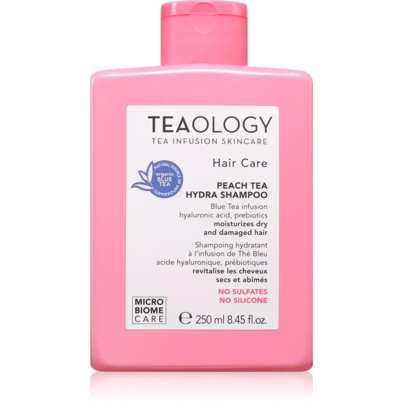 Teaology Peach Tea Hydra Shampoo vlažilni šampon za okrepitev poškodovanih las 250 ml