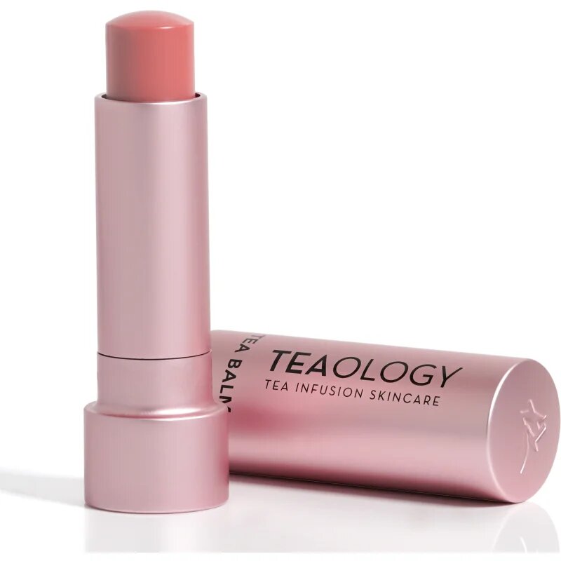Teaology Tea Balm vlažilni balzam za ustnice v paličici s hialuronsko kislino odtenek Peach Tea 4 g