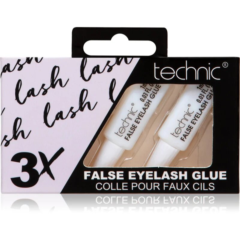 Technic Cosmetics False Eyelash Glue lepilo za umetne trepalnice 3x1 ml