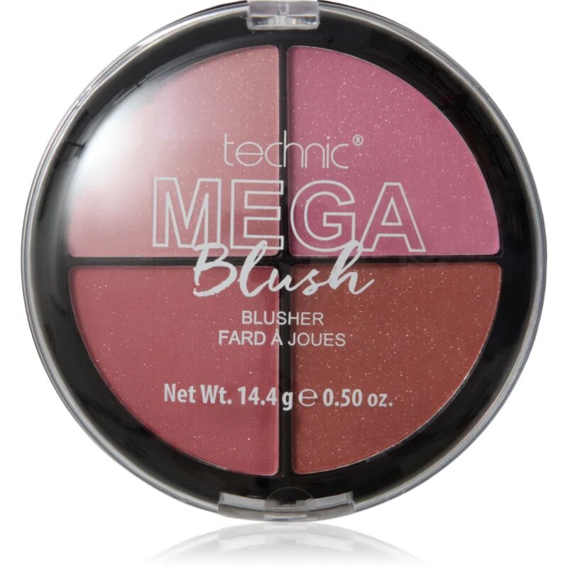 Technic Cosmetics Mega Blush paleta rdečil 14.4 g