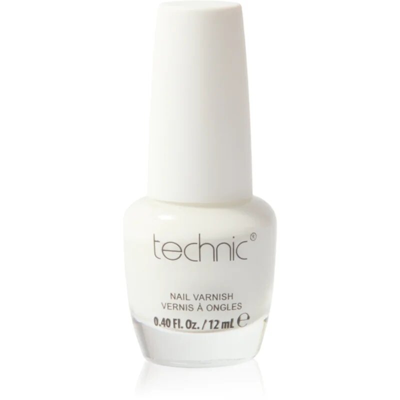 Technic Cosmetics Nail Varnish hitro sušeči lak za nohte odtenek White 12 ml