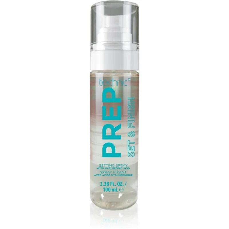 Technic Cosmetics Prep Set & Finish pršilo za fiksiranje z vlažilnim učinkom 100 ml