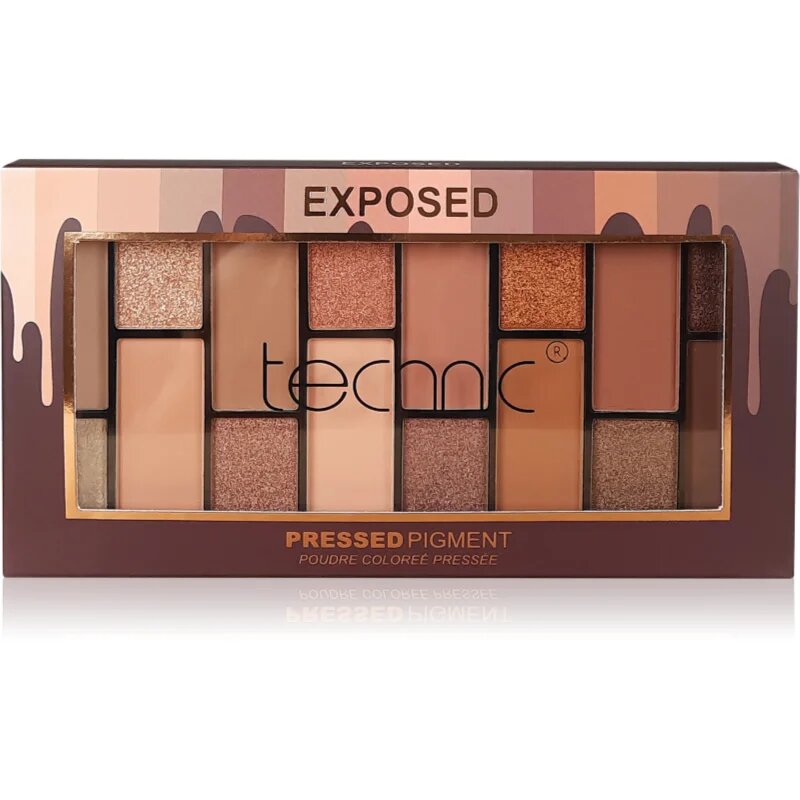 Technic Cosmetics Pressed Pigments paleta senčil za oči odtenek Exposed 29.6 g