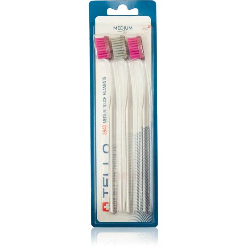 TELLO 3940 Medium 3pack zobna ščetka 3 kos