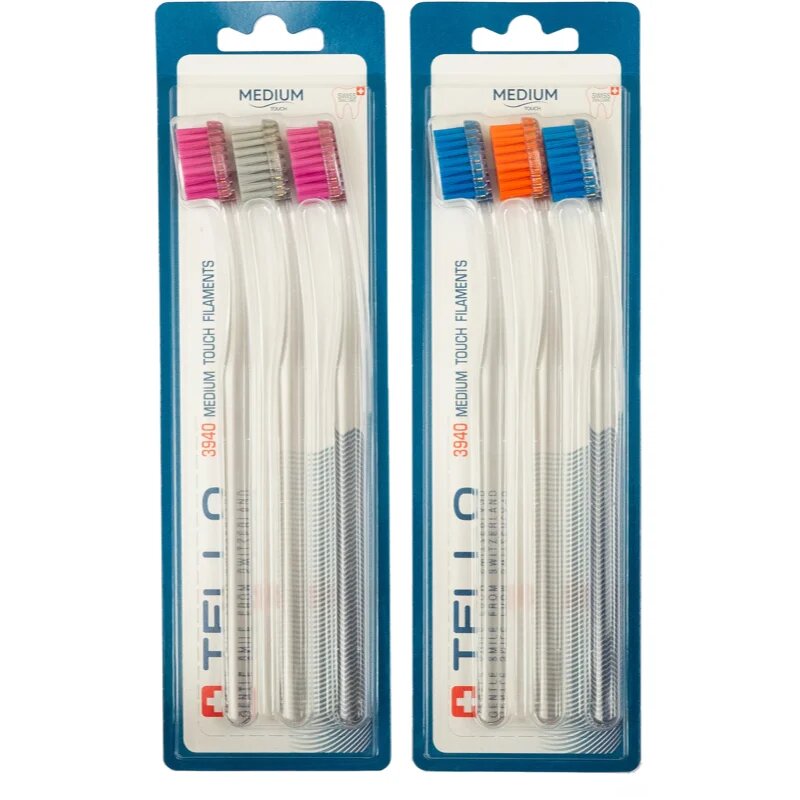TELLO 3940 Medium 3pack zobna ščetka 3 kos