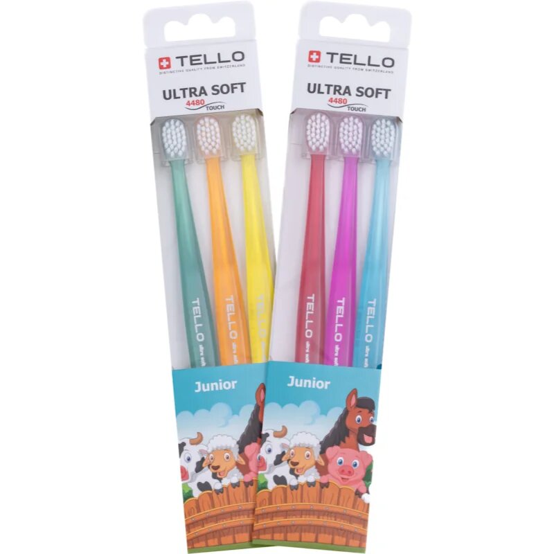 TELLO 4480 Junior 3pack zobna ščetka za otroke 3 kos