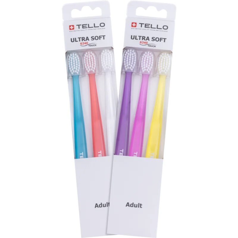 TELLO 6240 Ultra Soft 3pack zobna ščetka 3 kos