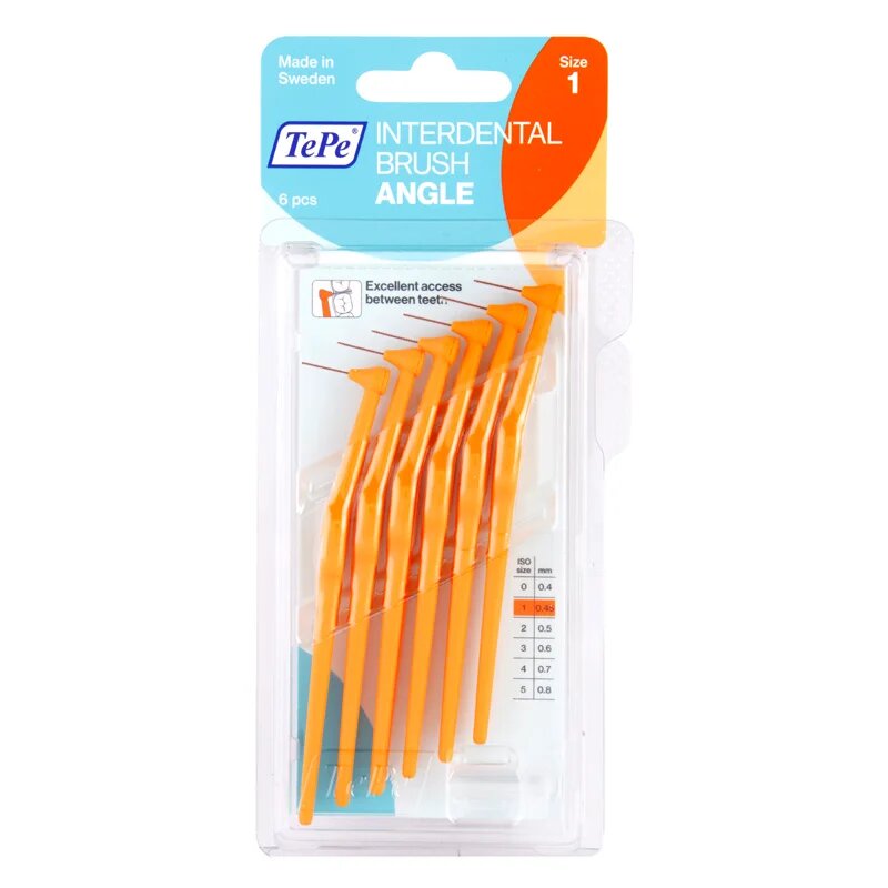 TePe Angle Size 1 medzobne ščetke 045 mm 6 kos