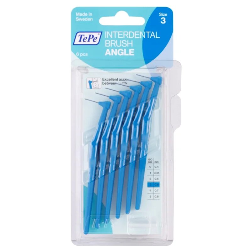 TePe Angle Size 3 medzobne ščetke 06 mm 6 kos