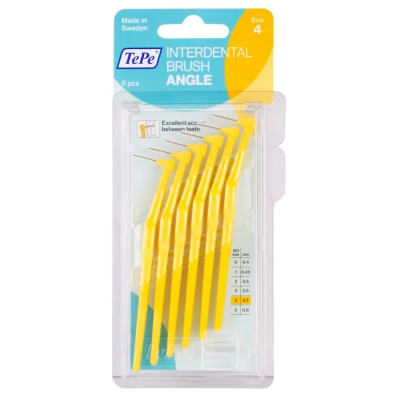 TePe Angle Size 4 medzobne ščetke 07 mm 6 kos