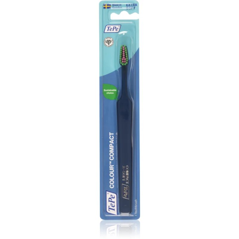 TePe Colour Compact Extra Soft zobna ščetka Dark Blue 1 kos